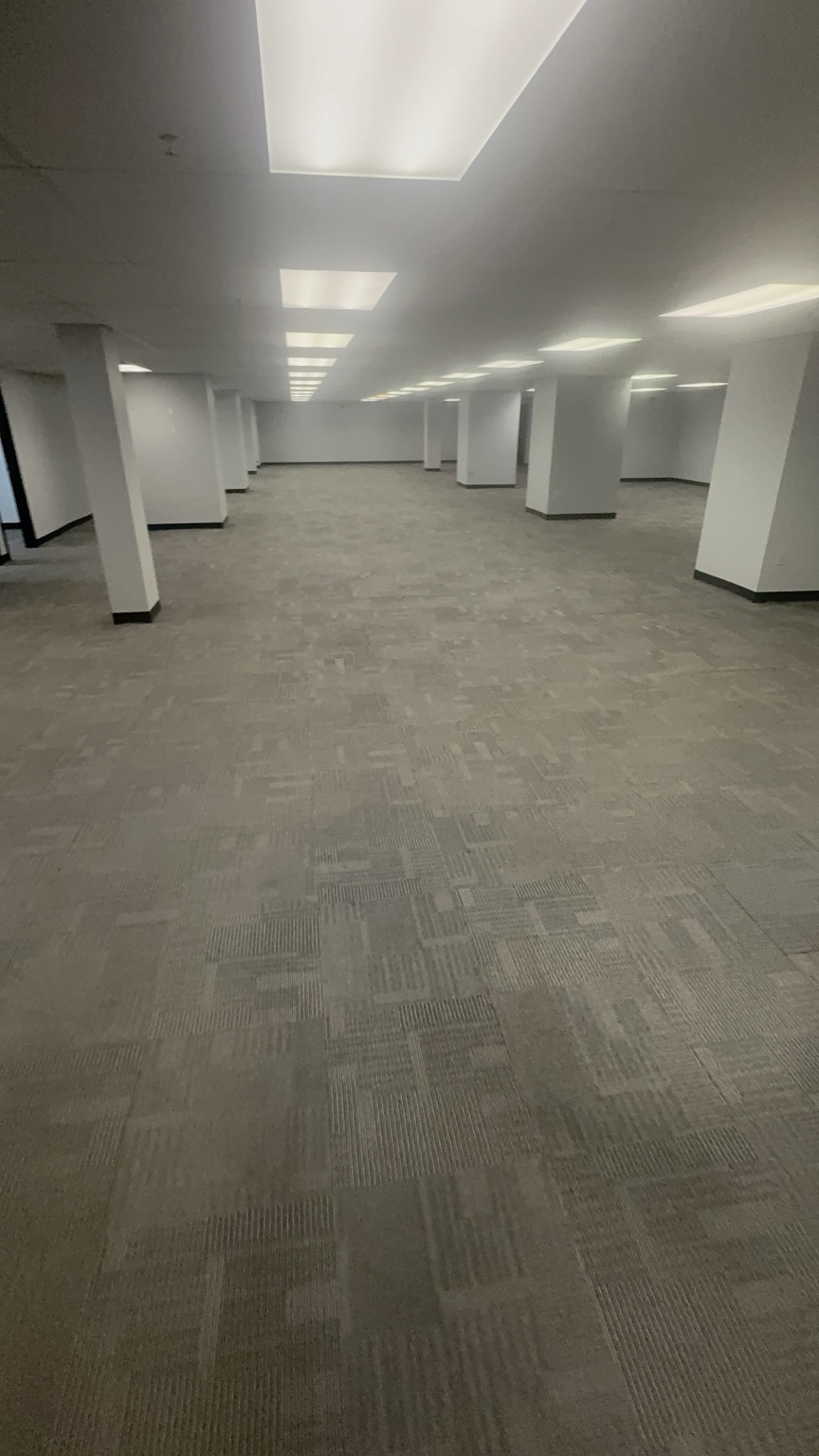 Veterans’ Square, Lower Level · Suite L02 — existing interior
